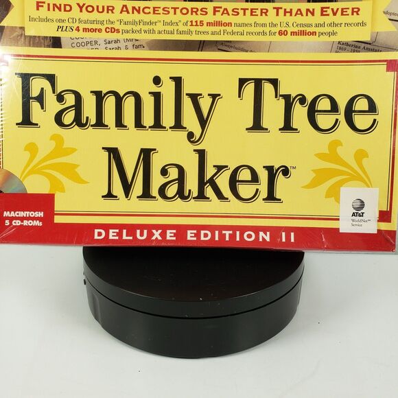 Vintage Windows Original Family Tree Maker 1996 Deluxe Edition II NEW Sealed - Picture 6 of 16